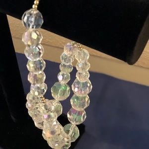 clear beaded necklace